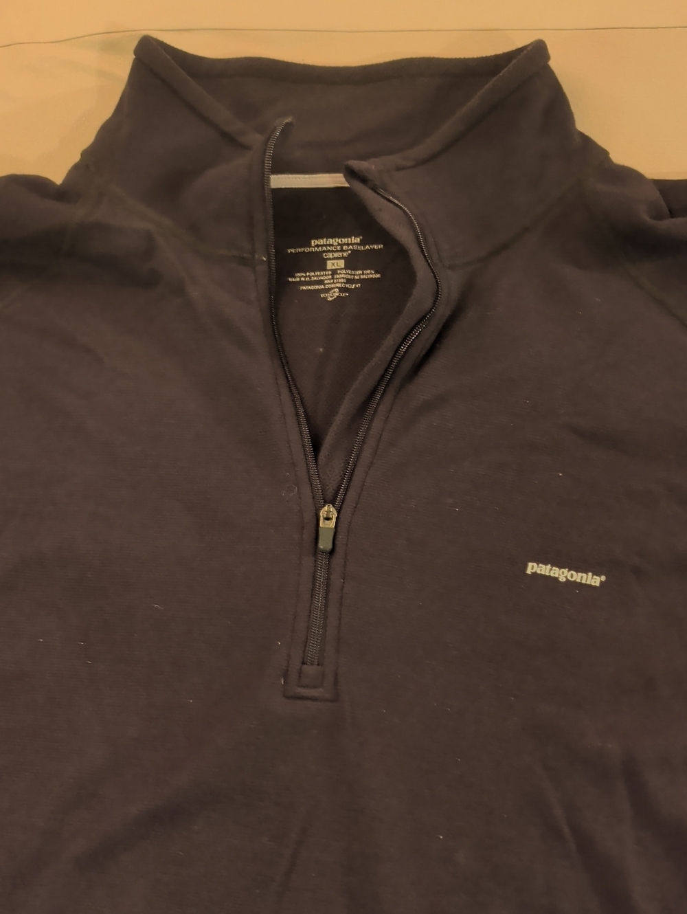 Patagonia Men’s Quarter-Zip Pullover Sweater - Black